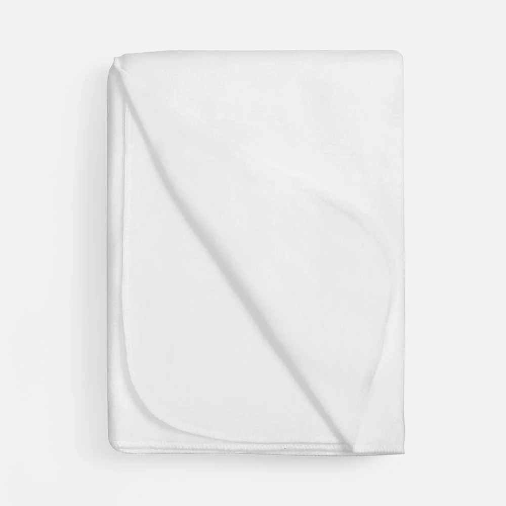 Флисовый плед Warm&Peace белый - фото 2