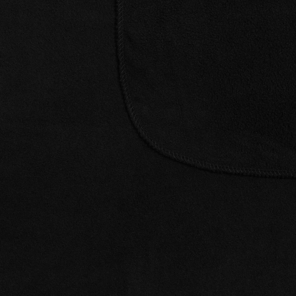 Флисовый плед Warm&Peace черный - фото 3