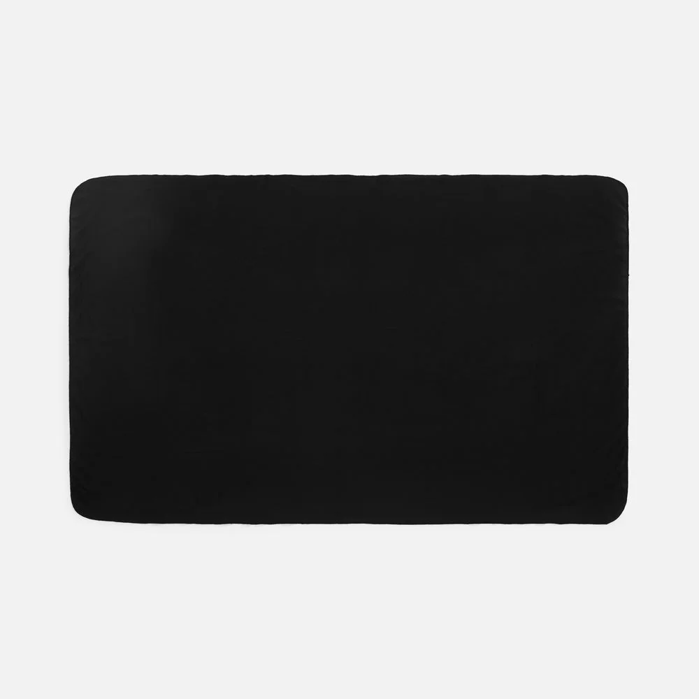 Флисовый плед Warm&Peace черный - фото 4