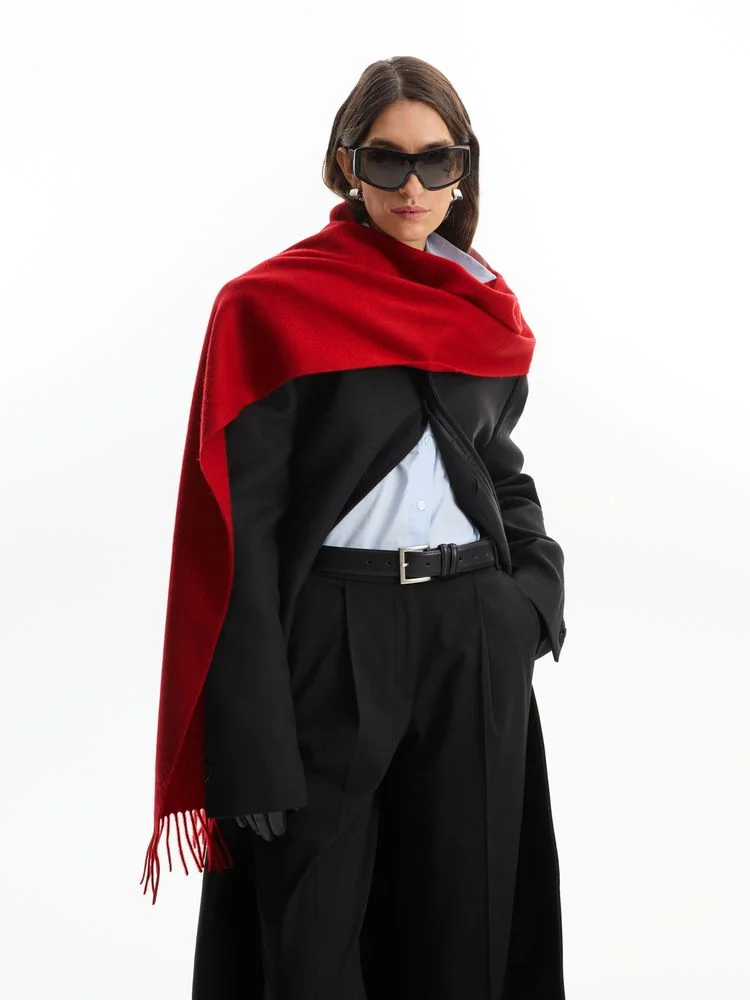 Шарф Graceful, красный - фото 13