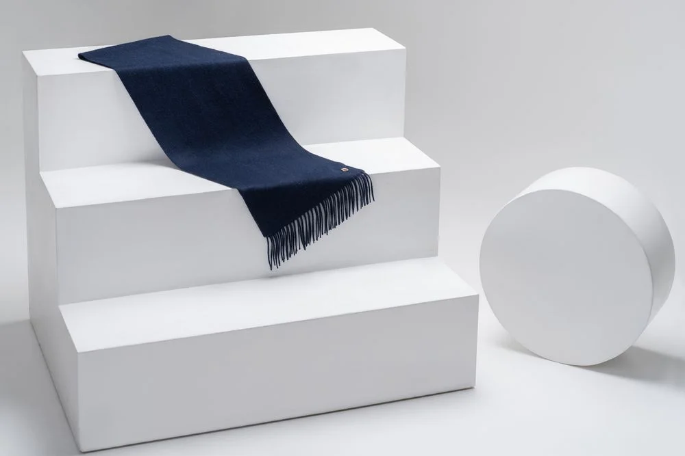 Шарф Graceful, синий - фото 10