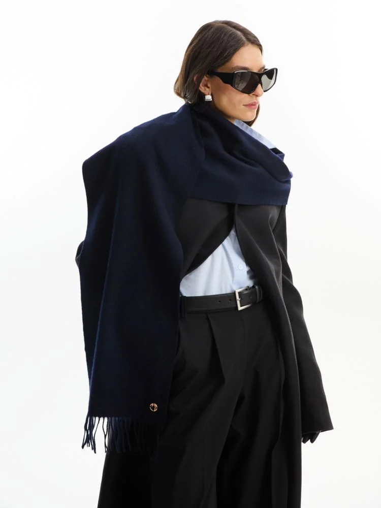 Шарф Graceful, синий - фото 13