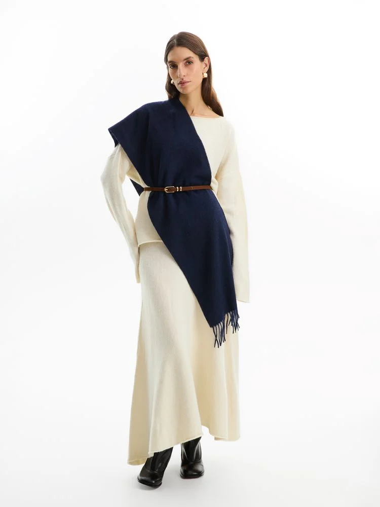 Шарф Graceful, синий - фото 15