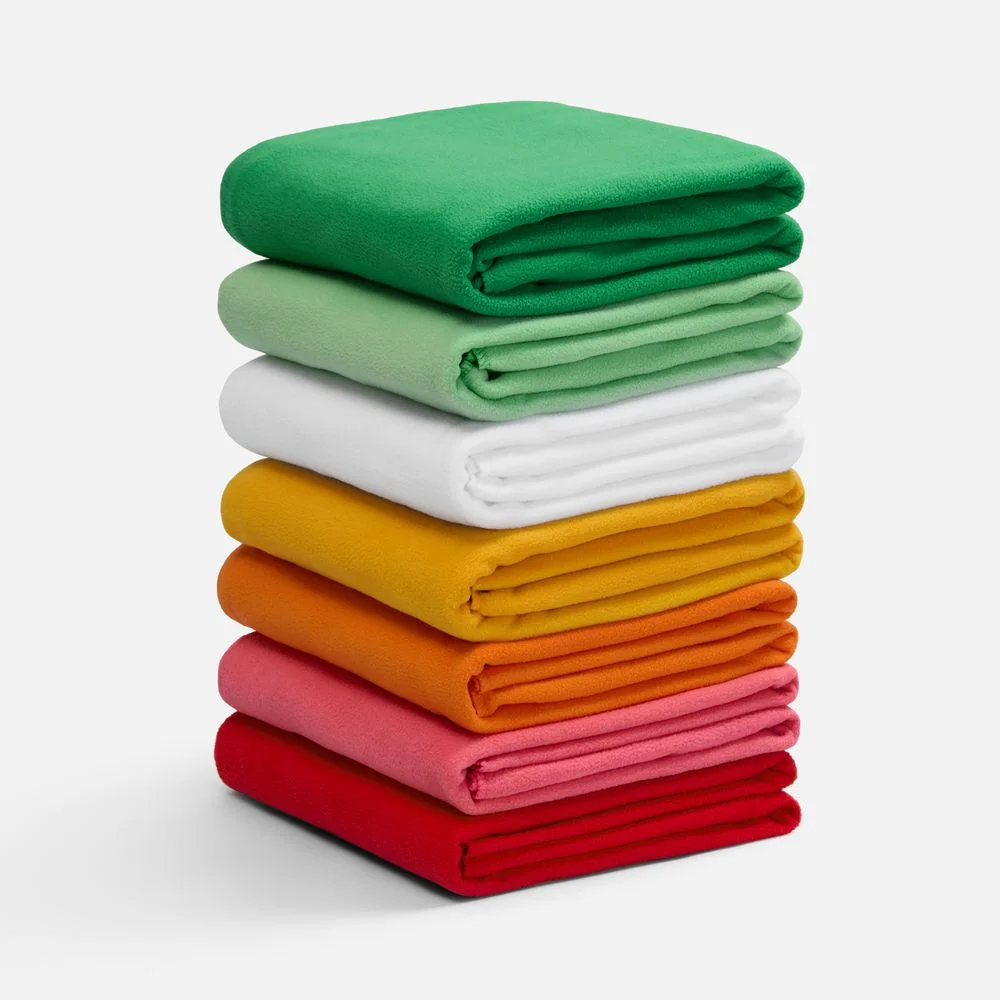 Флисовый плед Warm&Peace розовый коралловый - фото 11