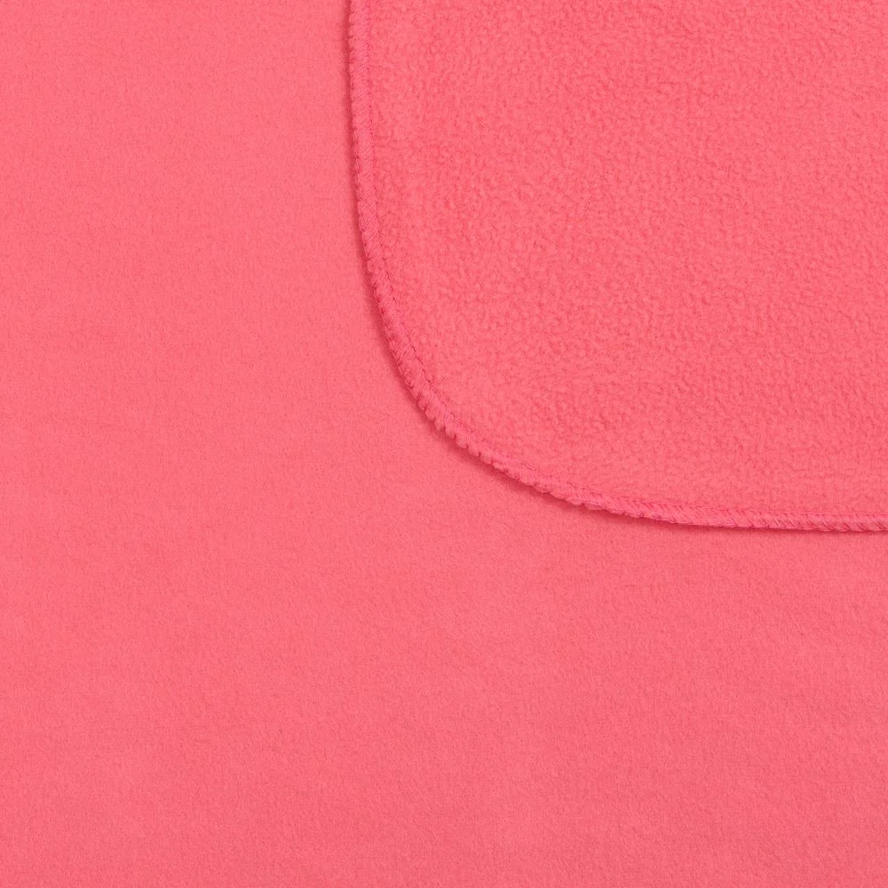 Флисовый плед Warm&Peace розовый коралловый - фото 4