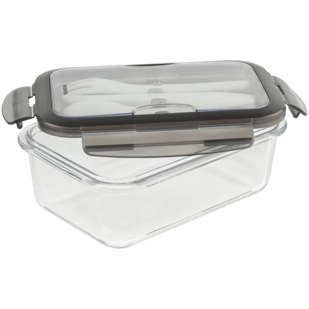 Ланчбокс Hard Work серый - фото 2