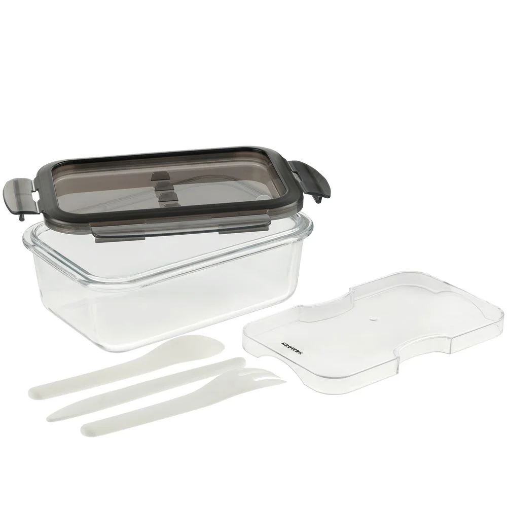 Ланчбокс Hard Work серый - фото 4