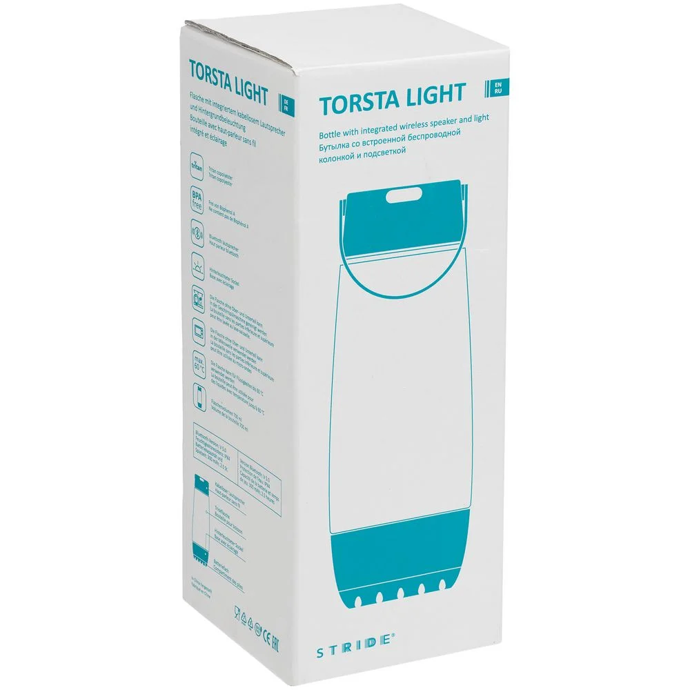 Бутылка для воды Torsta Light с колонкой и светильником серая - фото 10