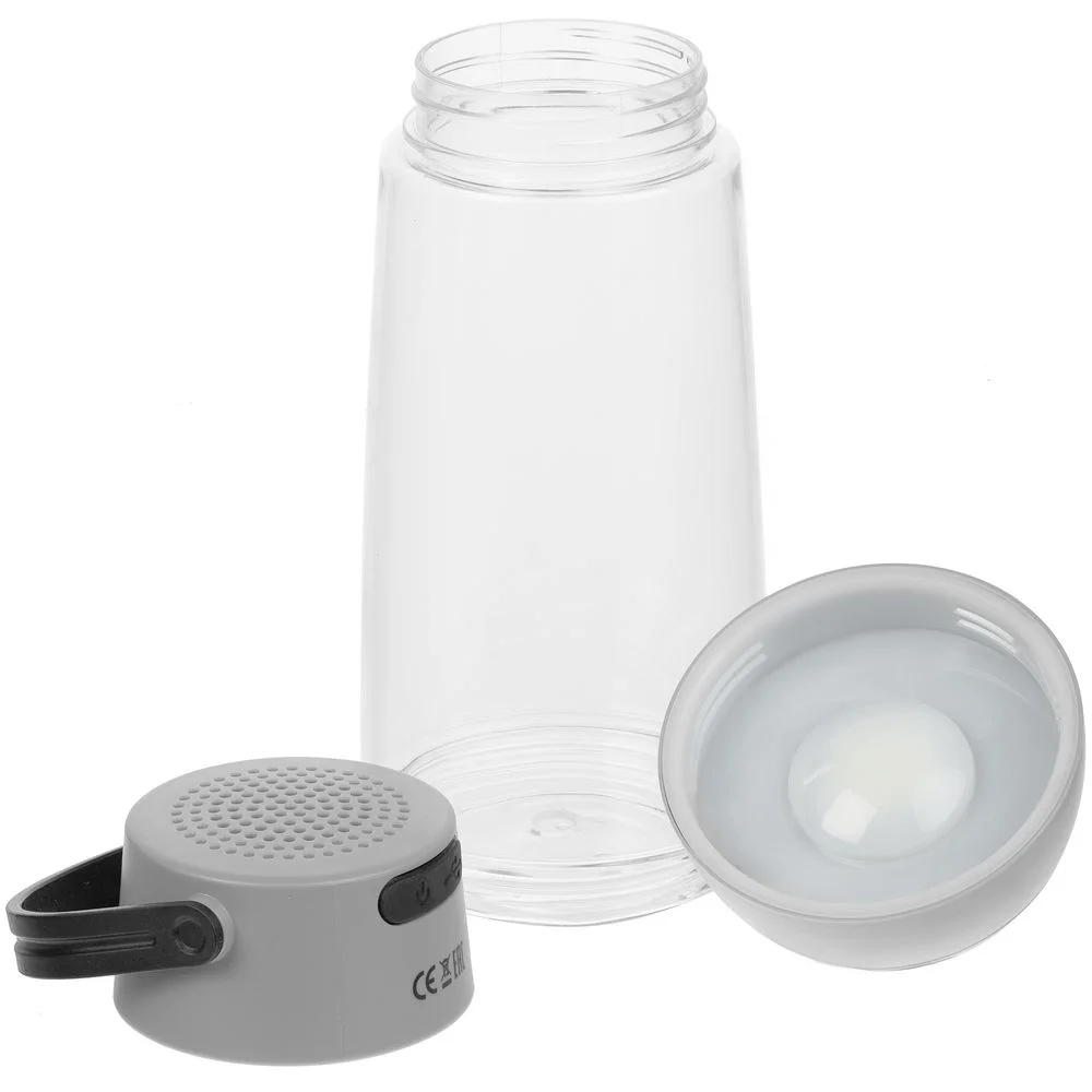 Бутылка для воды Torsta Light с колонкой и светильником серая - фото 4