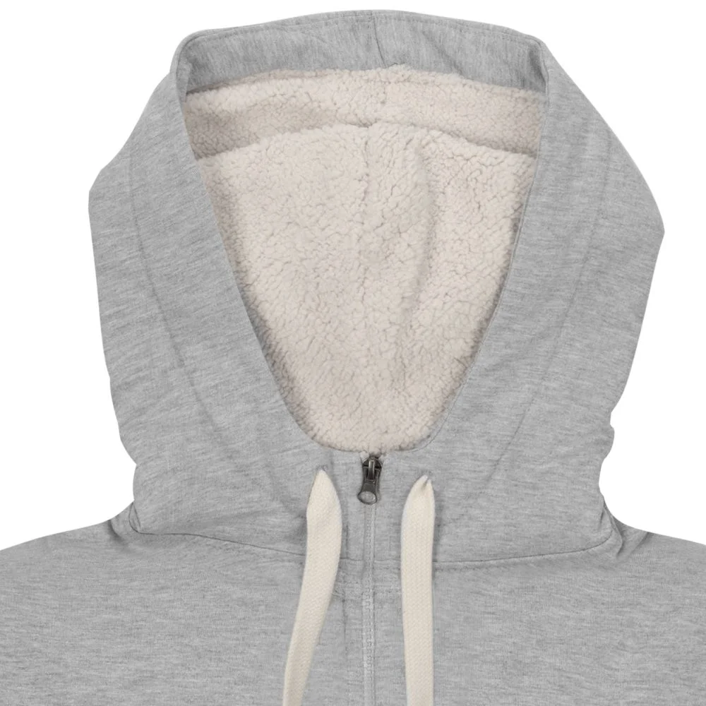 Толстовка на молнии Kulonga Sherpa серый меланж - фото 5