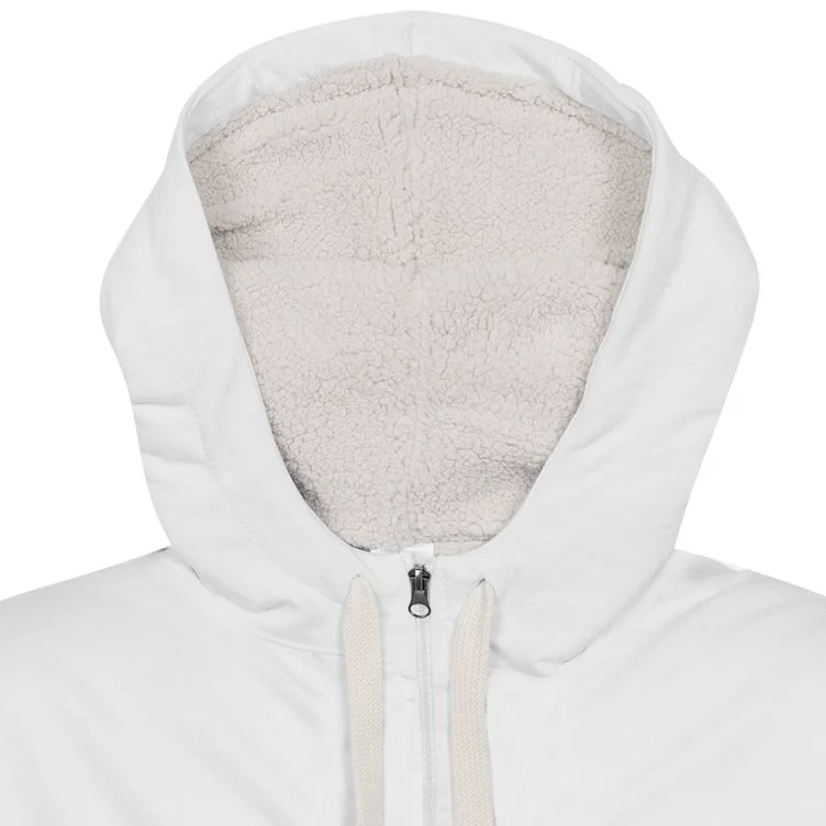 Толстовка на молнии Kulonga Sherpa белая - фото 5
