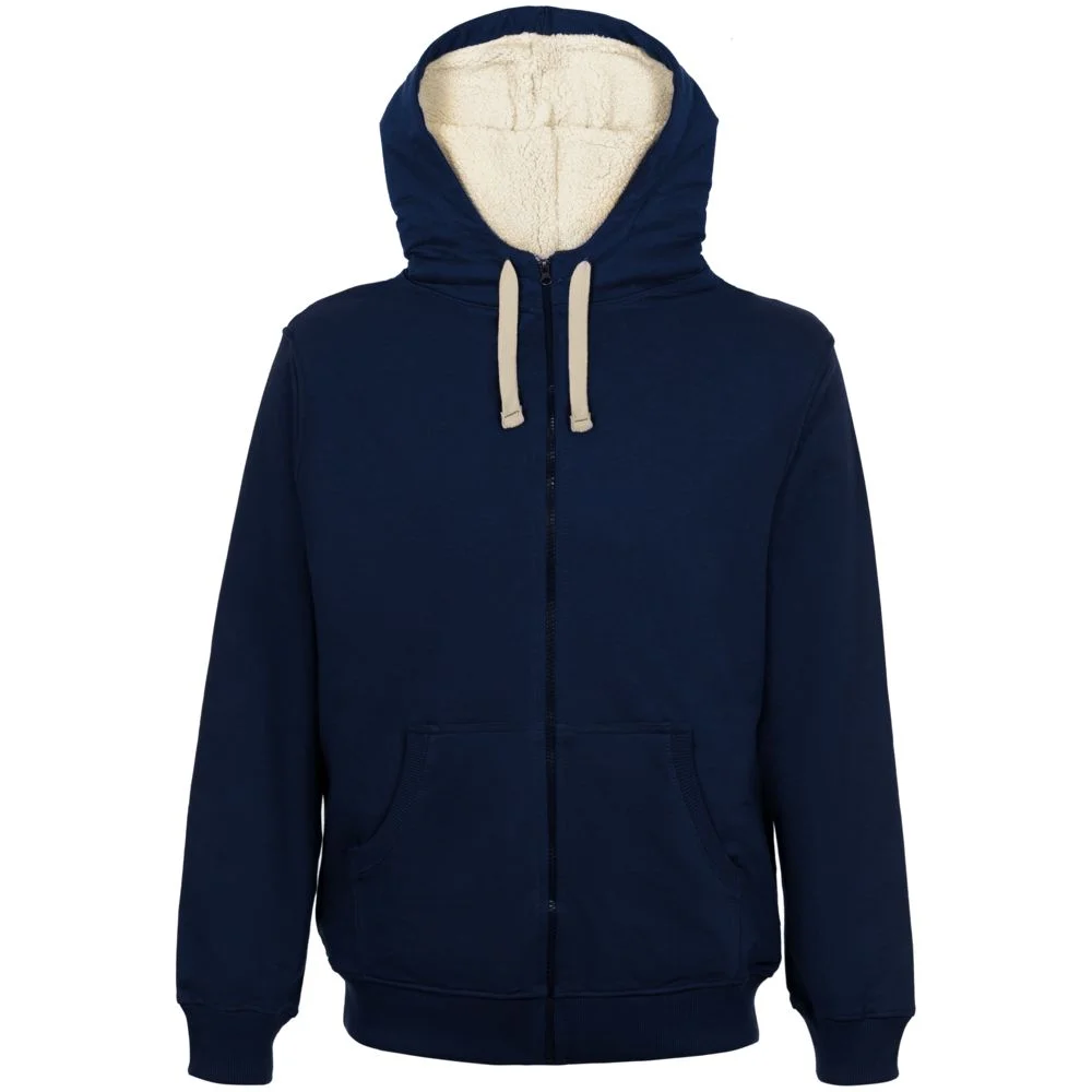 Толстовка на молнии Kulonga Sherpa темно-синяя - фото 2