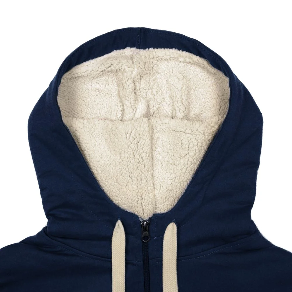 Толстовка на молнии Kulonga Sherpa темно-синяя - фото 5