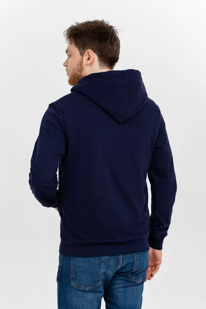 Толстовка на молнии Kulonga Sherpa темно-синяя - фото 8