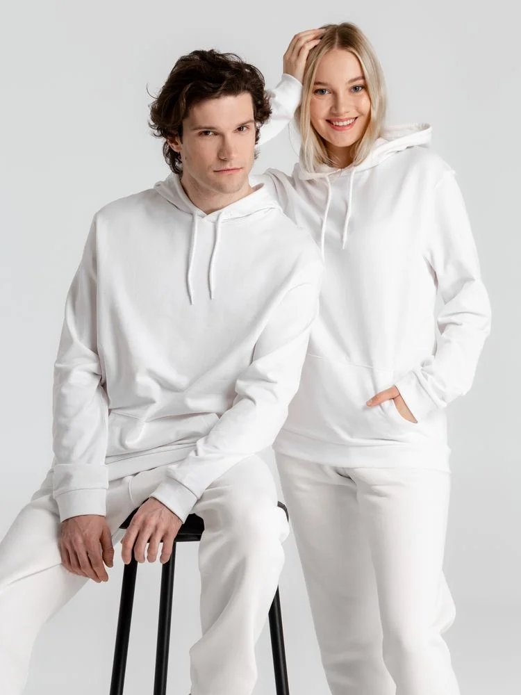 Толстовка с капюшоном унисекс Hoodie белая - фото 15