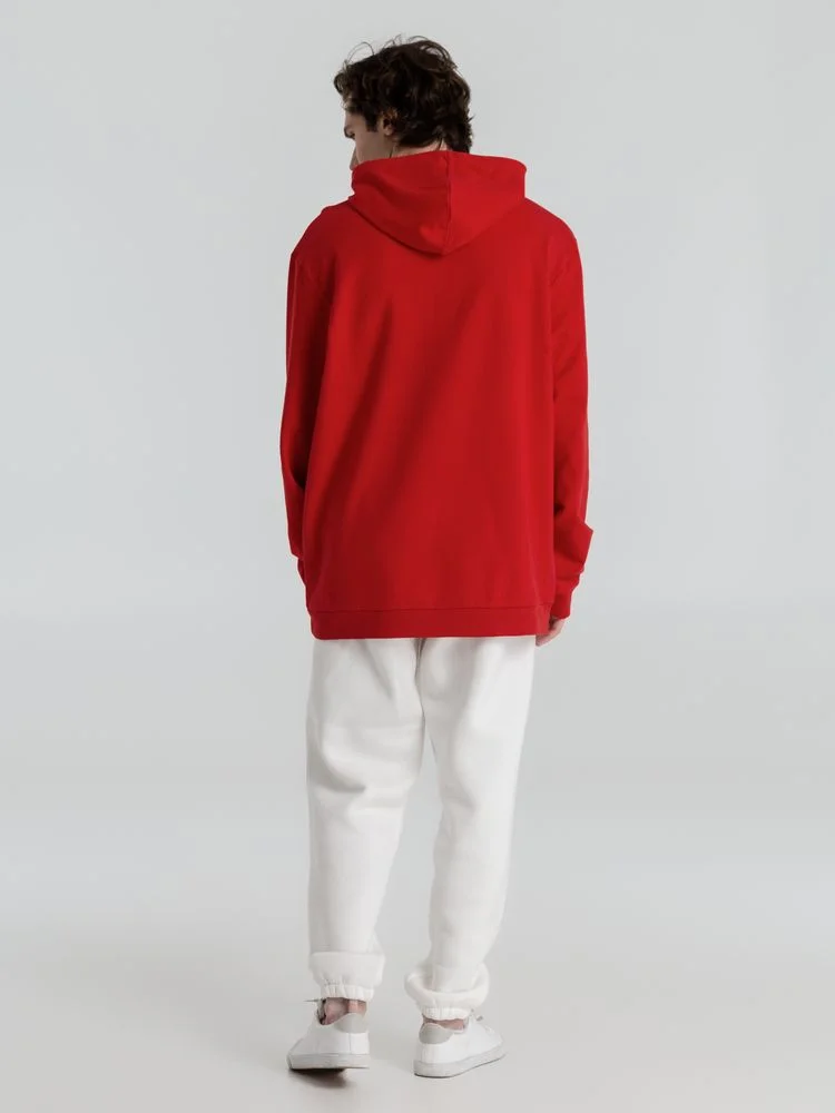 Толстовка с капюшоном унисекс Hoodie красная - фото 10