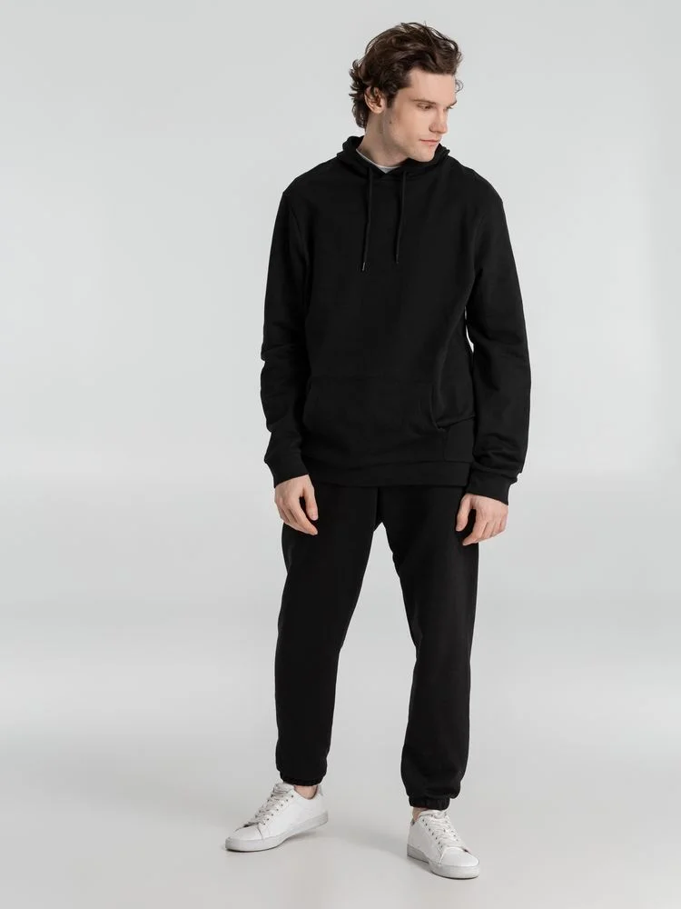 Толстовка с капюшоном унисекс Hoodie черная - фото 7