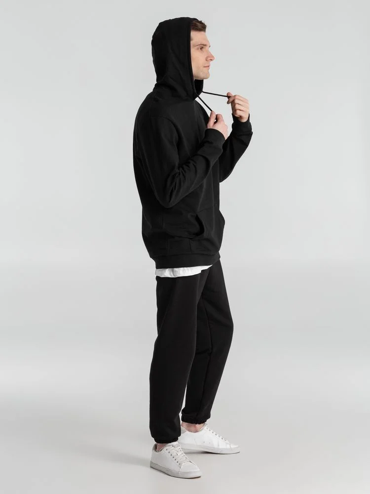 Толстовка с капюшоном унисекс Hoodie черная - фото 8