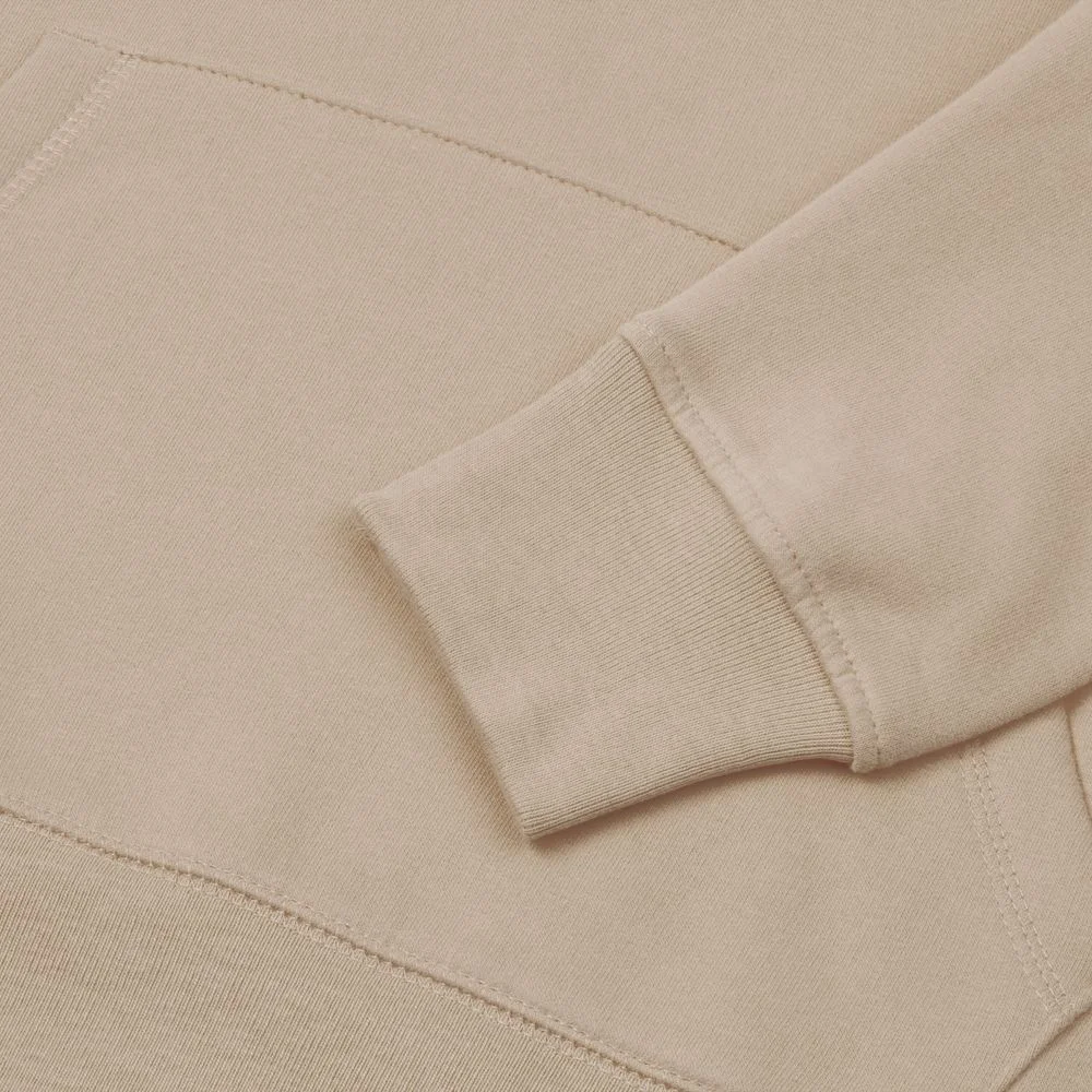 Толстовка с капюшоном унисекс Hoodie бежевая - фото 4