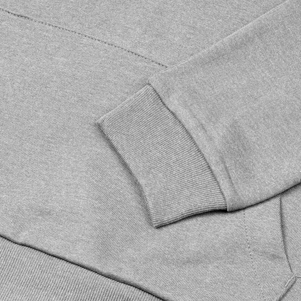 Толстовка с капюшоном унисекс Hoodie серый меланж - фото 4