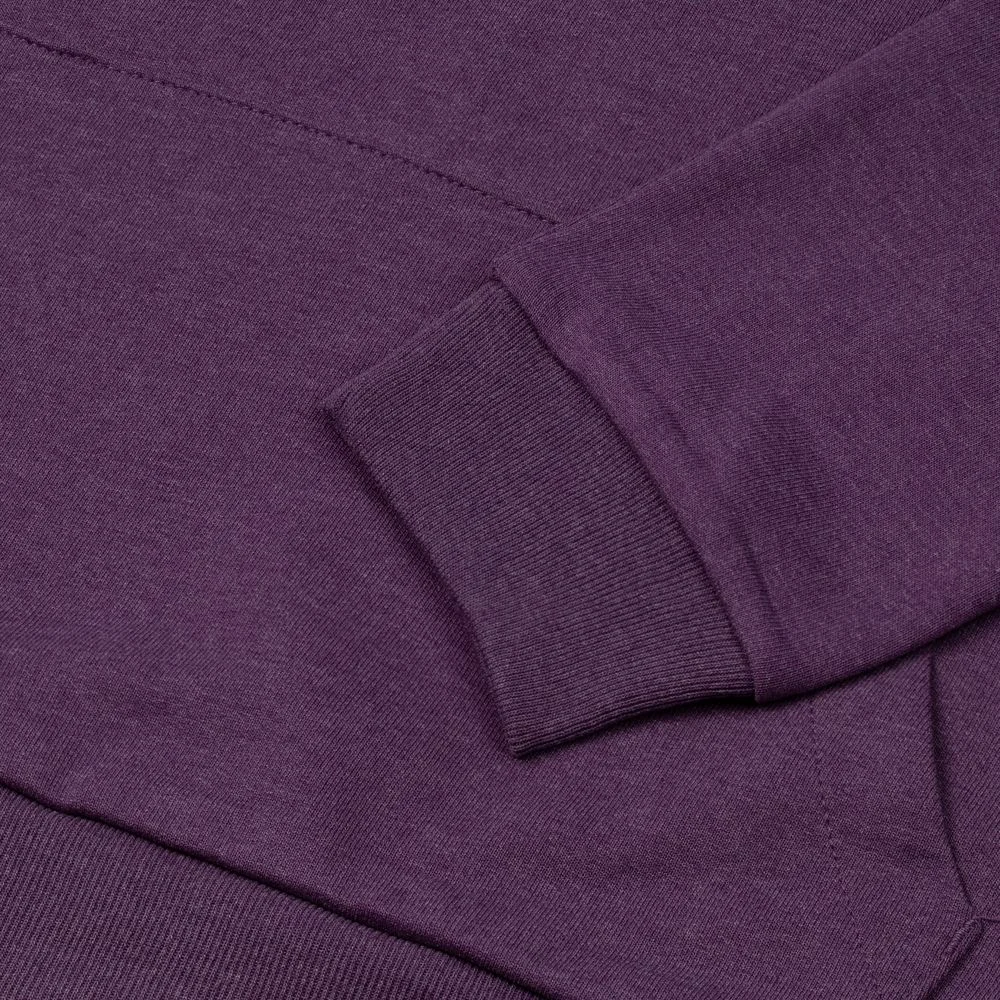 Толстовка с капюшоном унисекс Hoodie фиолетовый меланж - фото 4