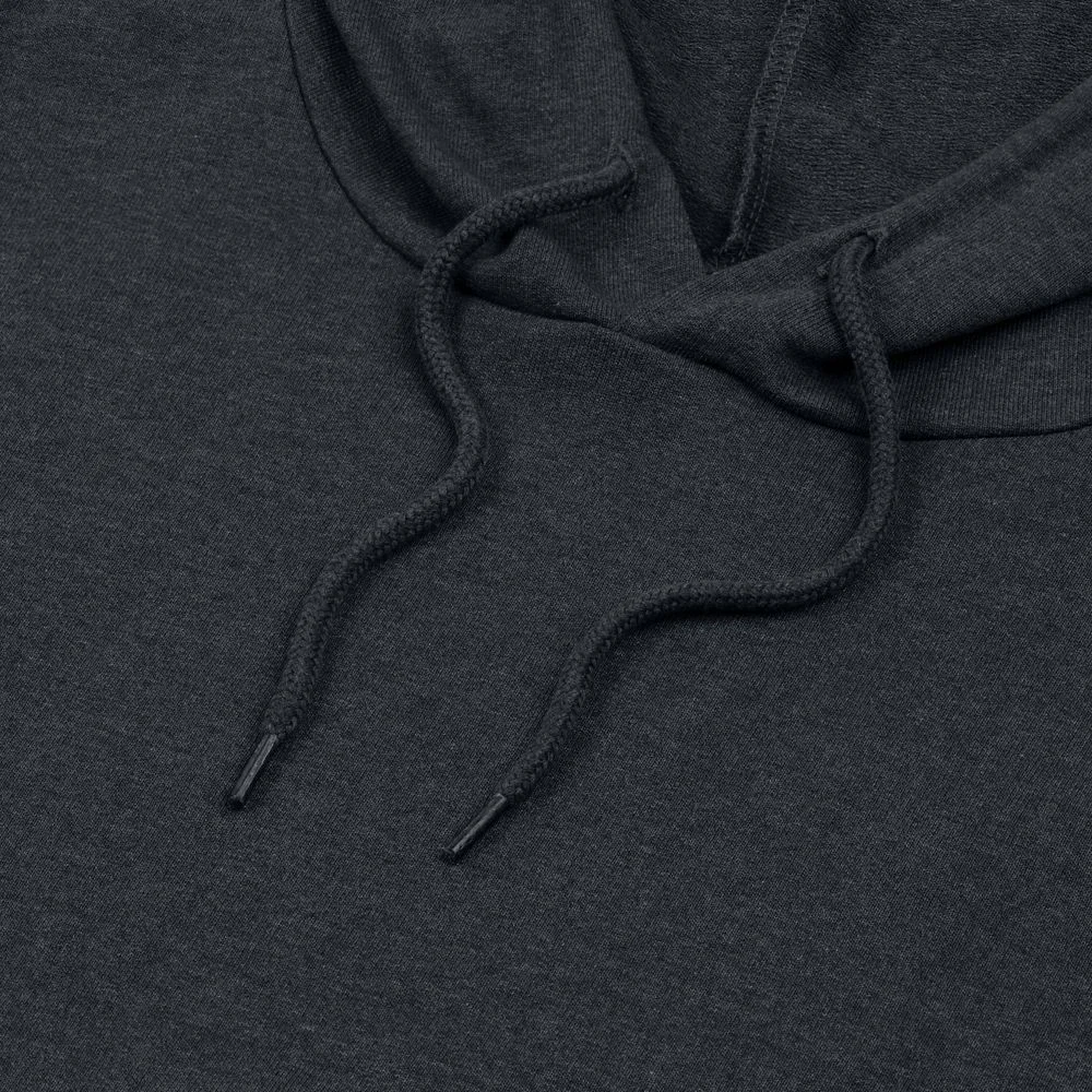 Толстовка с капюшоном унисекс Hoodie темно-серая - фото 3
