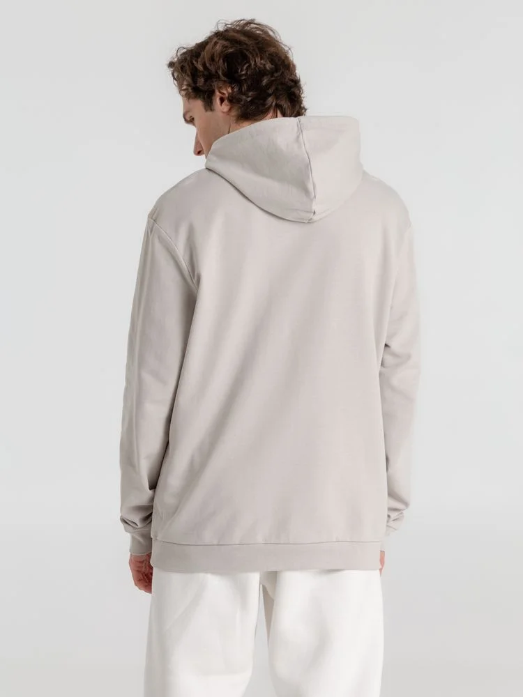 Толстовка с капюшоном унисекс Hoodie дымчато-серая - фото 7