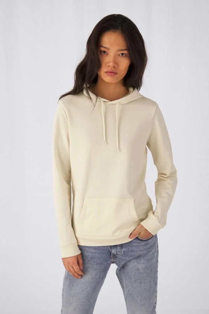 Толстовка с капюшоном женская Hoodie синий меланж - фото 4