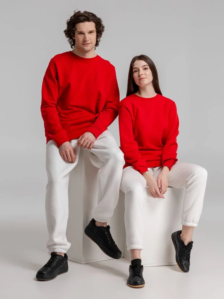 Свитшот унисекс BNC Inspire (Organic), красный - фото 13