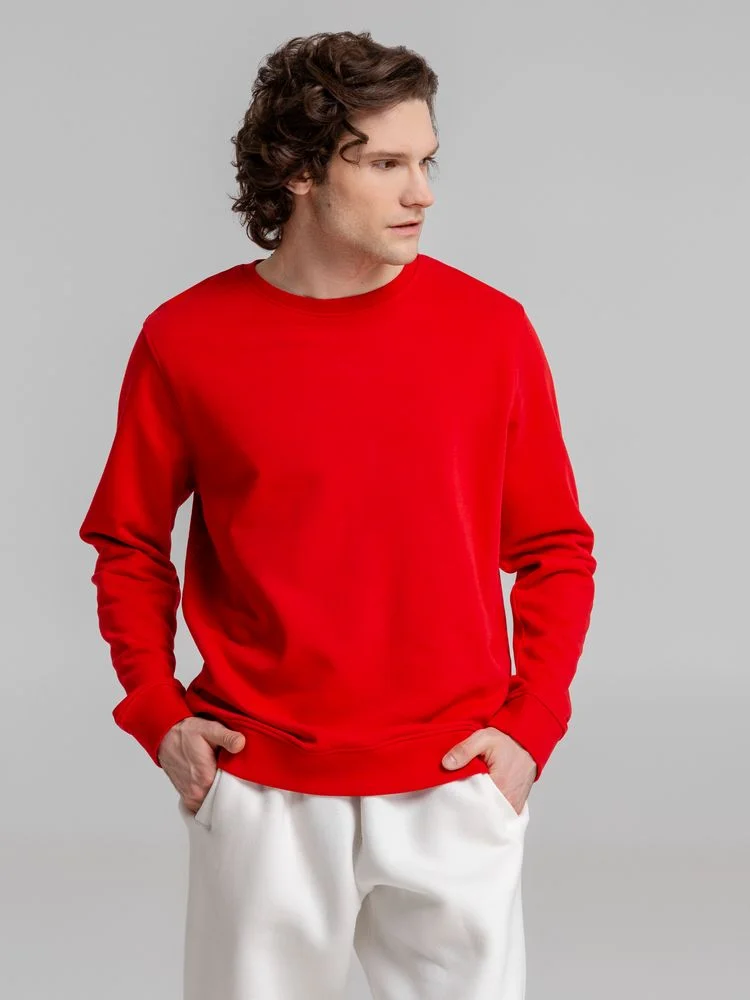 Свитшот унисекс BNC Inspire (Organic), красный - фото 5