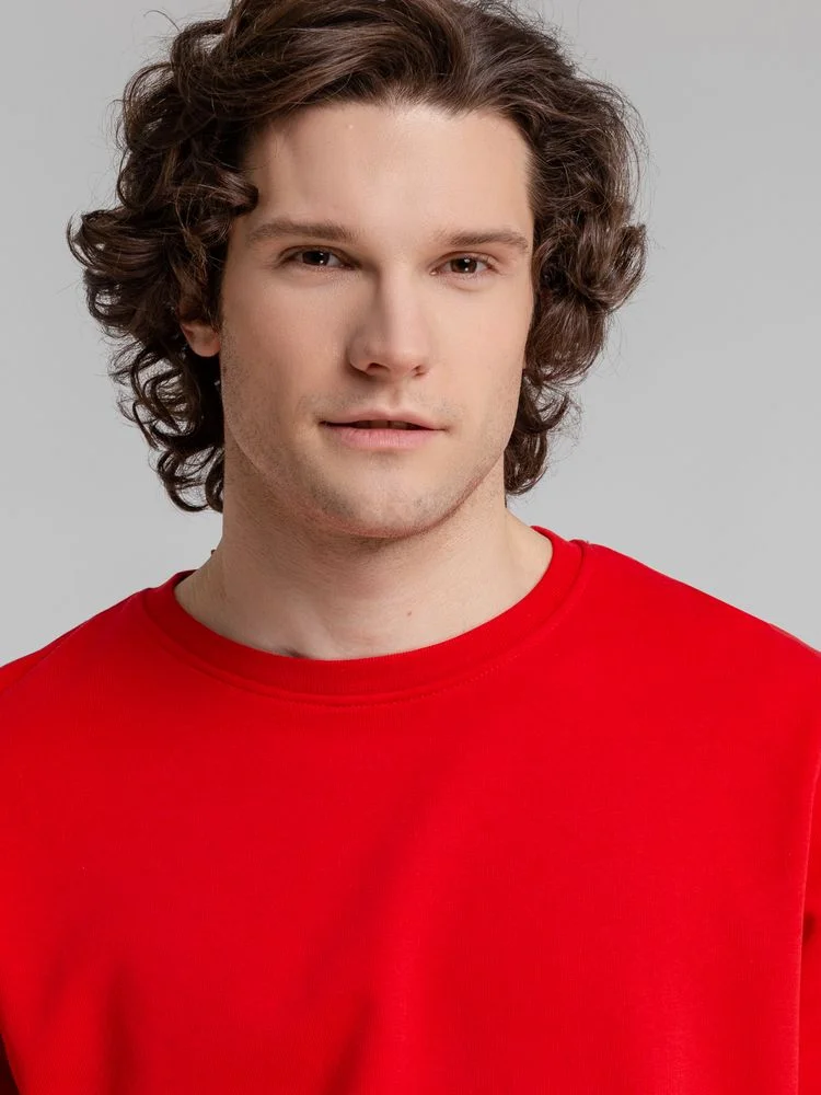 Свитшот унисекс BNC Inspire (Organic), красный - фото 8