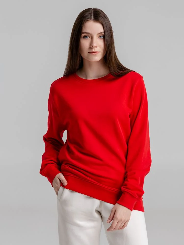 Свитшот унисекс BNC Inspire (Organic), красный - фото 9