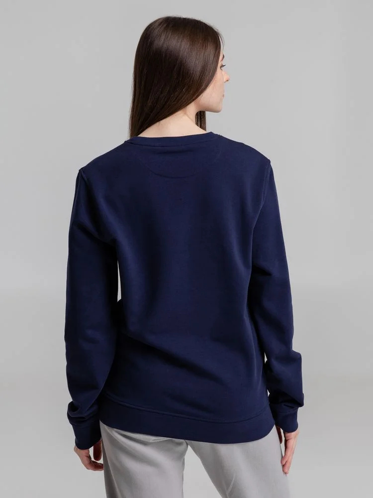 Свитшот унисекс BNC Inspire Organic темно-синий - фото 11