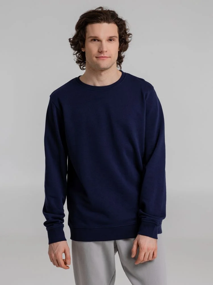 Свитшот унисекс BNC Inspire Organic темно-синий - фото 5