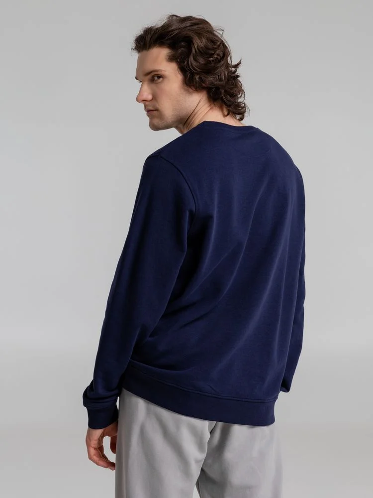 Свитшот унисекс BNC Inspire Organic темно-синий - фото 7