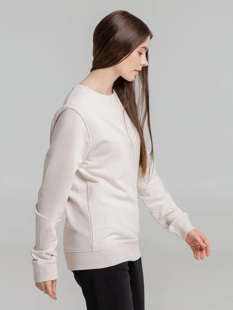 Свитшот унисекс BNC Inspire Organic молочно-белый - фото 10