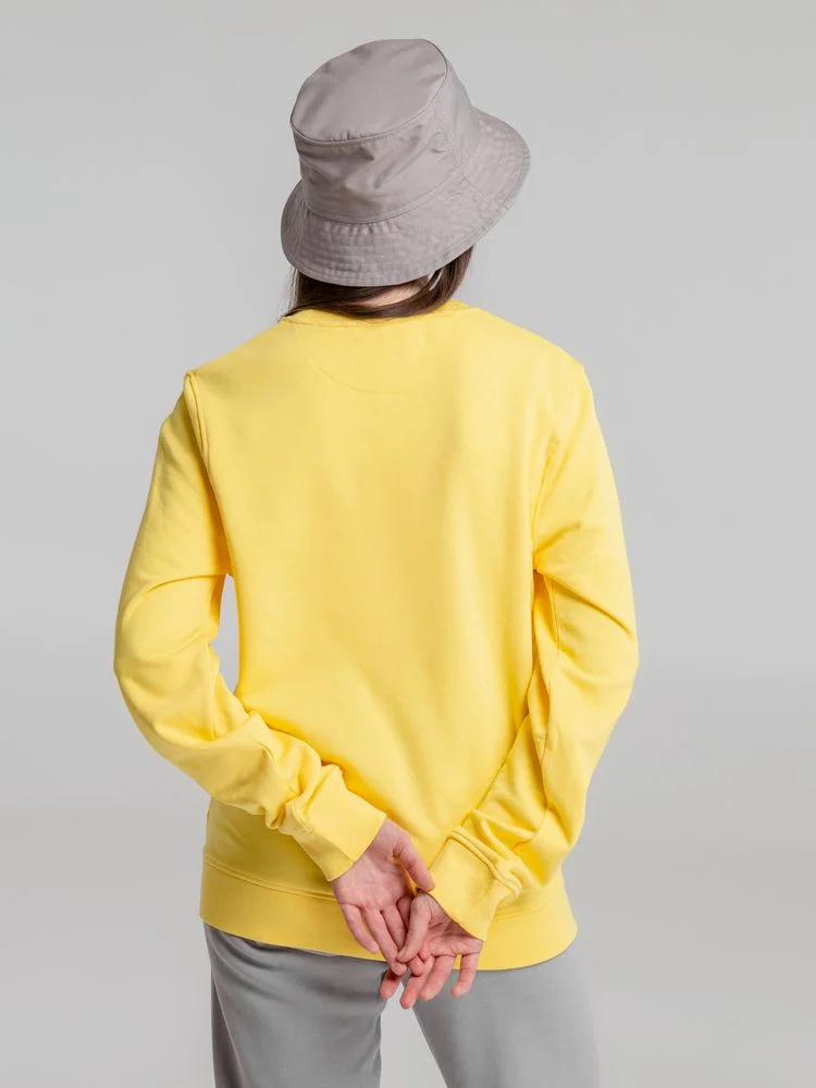 Свитшот унисекс BNC Inspire Organic желтый - фото 11