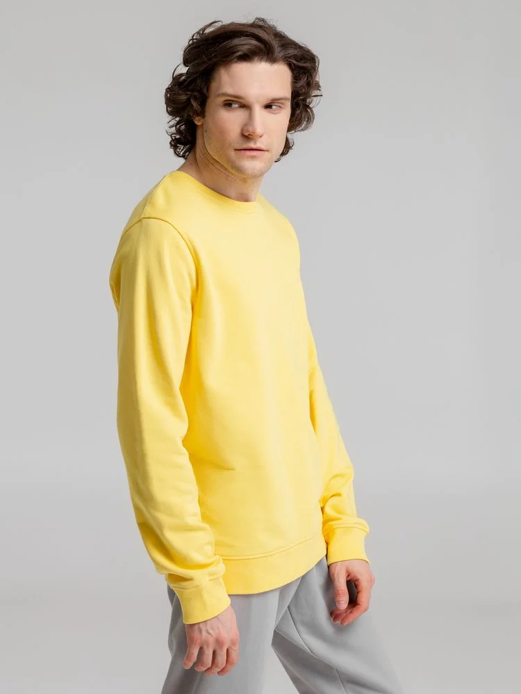 Свитшот унисекс BNC Inspire Organic желтый - фото 6