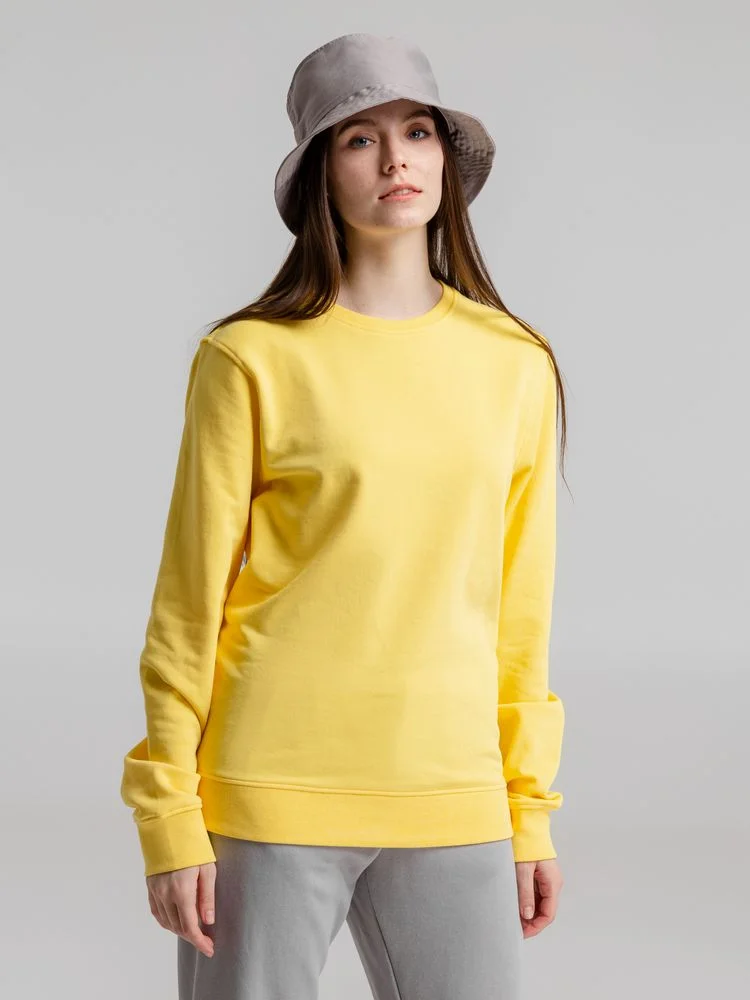 Свитшот унисекс BNC Inspire Organic желтый - фото 9