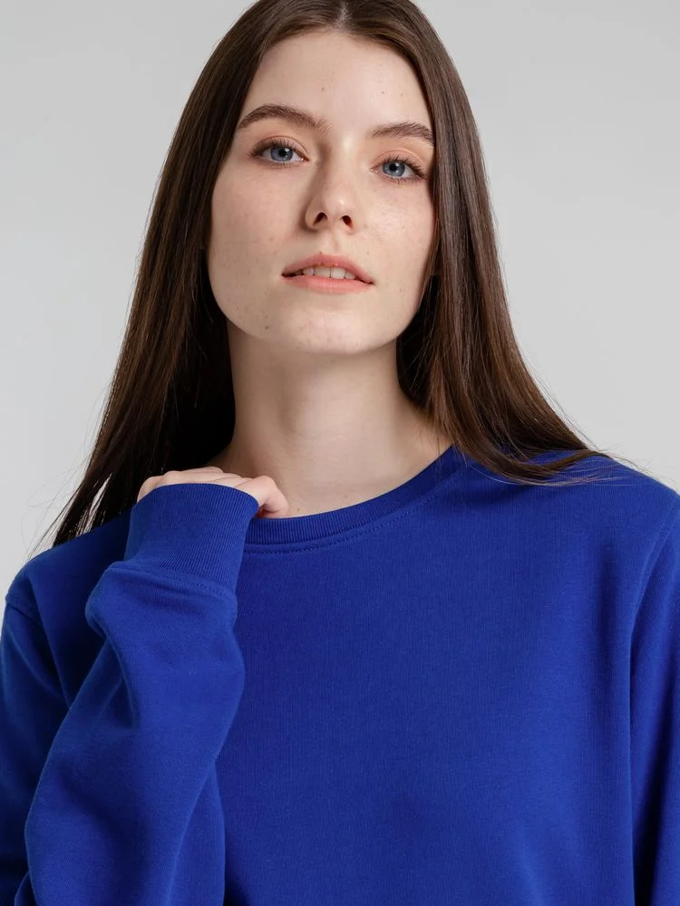 Свитшот унисекс BNC Inspire (Organic), ярко-синий - фото 10