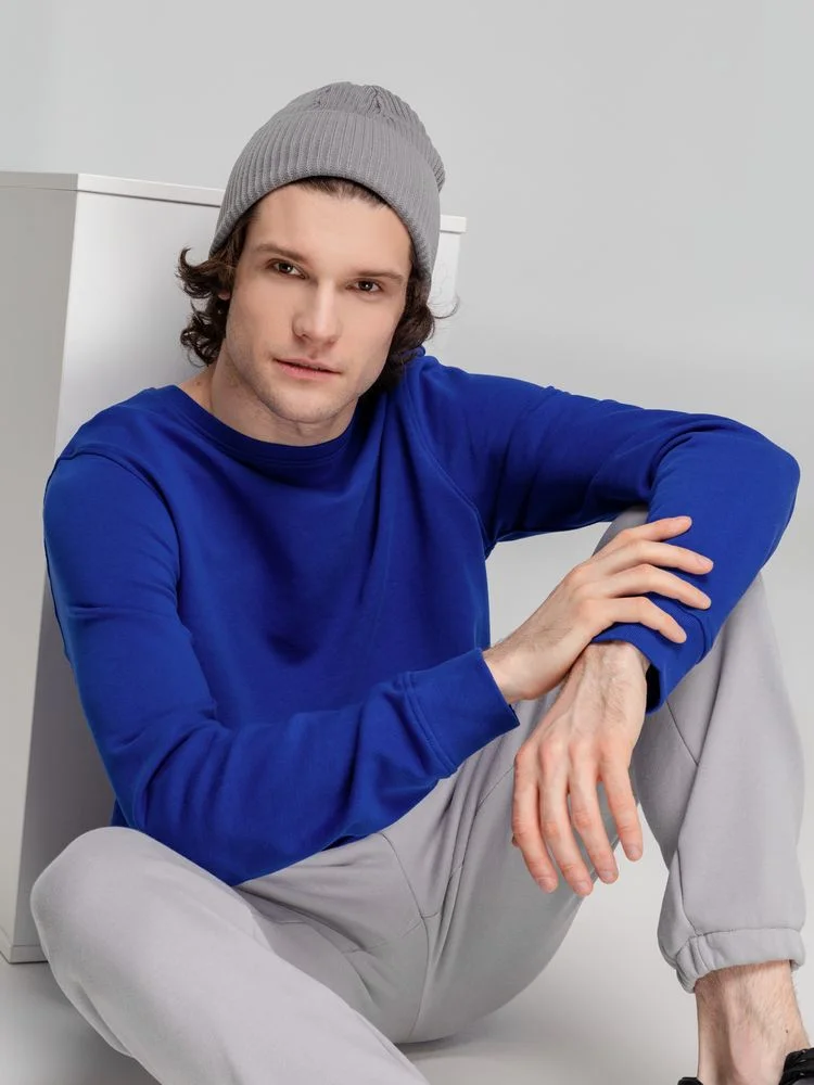 Свитшот унисекс BNC Inspire (Organic), ярко-синий - фото 6