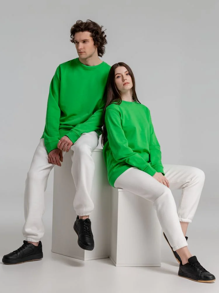 Свитшот унисекс BNC Inspire Organic зеленый - фото 13