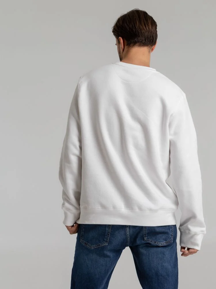 Свитшот унисекс King, белый - фото 5