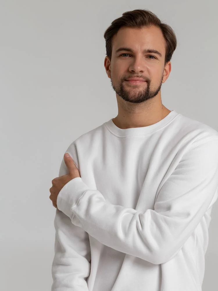 Свитшот унисекс King, белый - фото 6