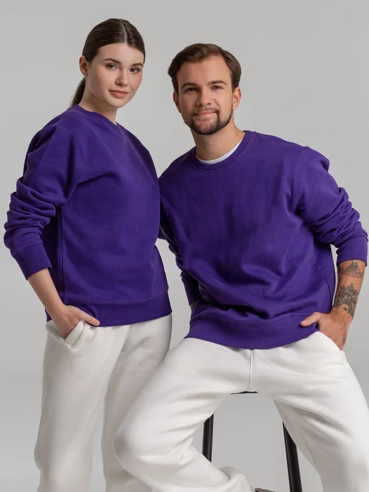 Свитшот унисекс King фиолетовый - фото 9