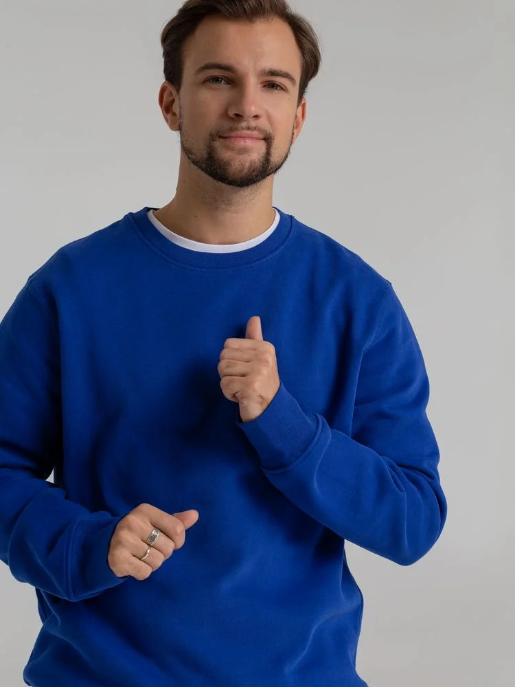 Свитшот унисекс King ярко-синий - фото 6