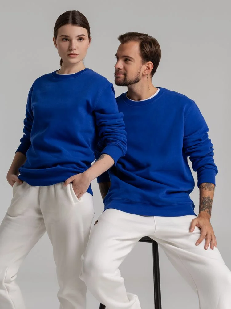 Свитшот унисекс King ярко-синий - фото 7