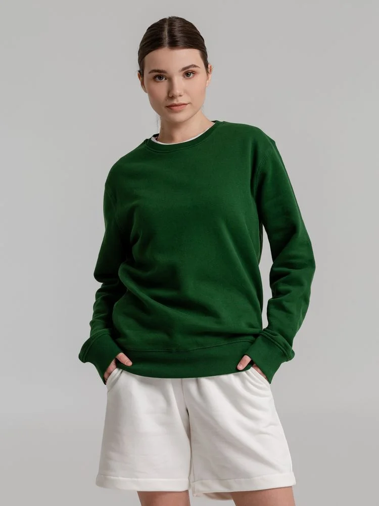 Свитшот унисекс King темно-зеленый - фото 4