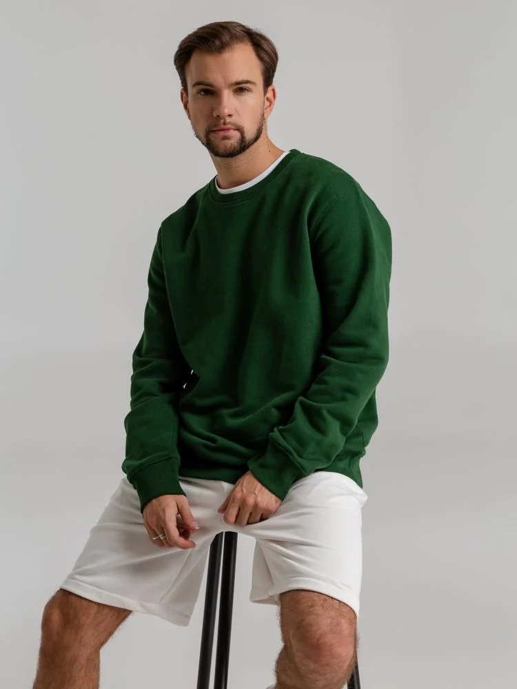 Свитшот унисекс King темно-зеленый - фото 6