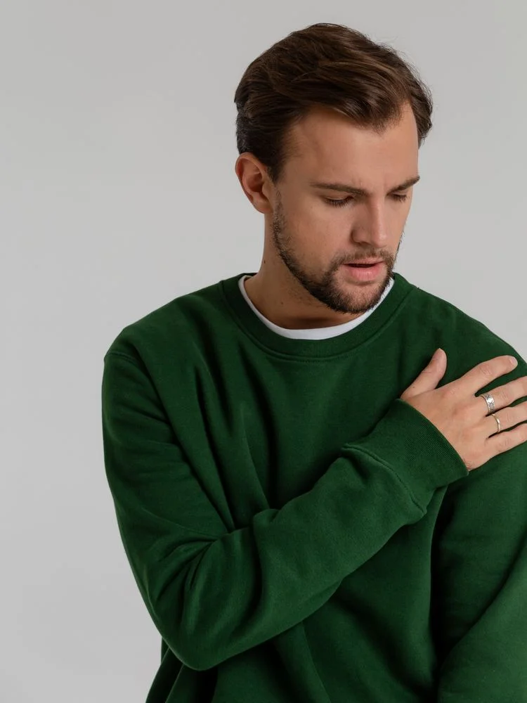 Свитшот унисекс King темно-зеленый - фото 8